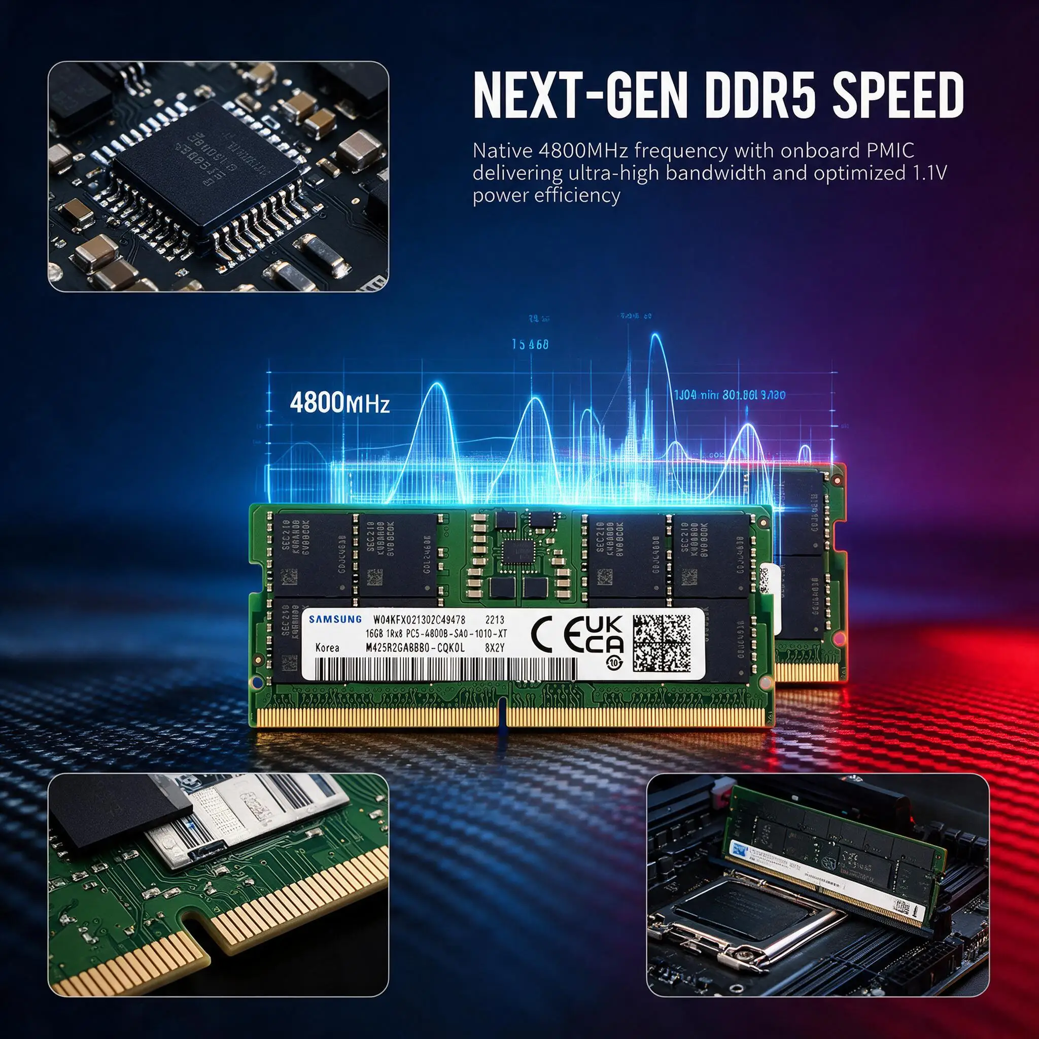 RAM SAMSUNG DDR5 SODIMM 8GB 8G - Ddr5 Laptop Ram ulasan dan harga