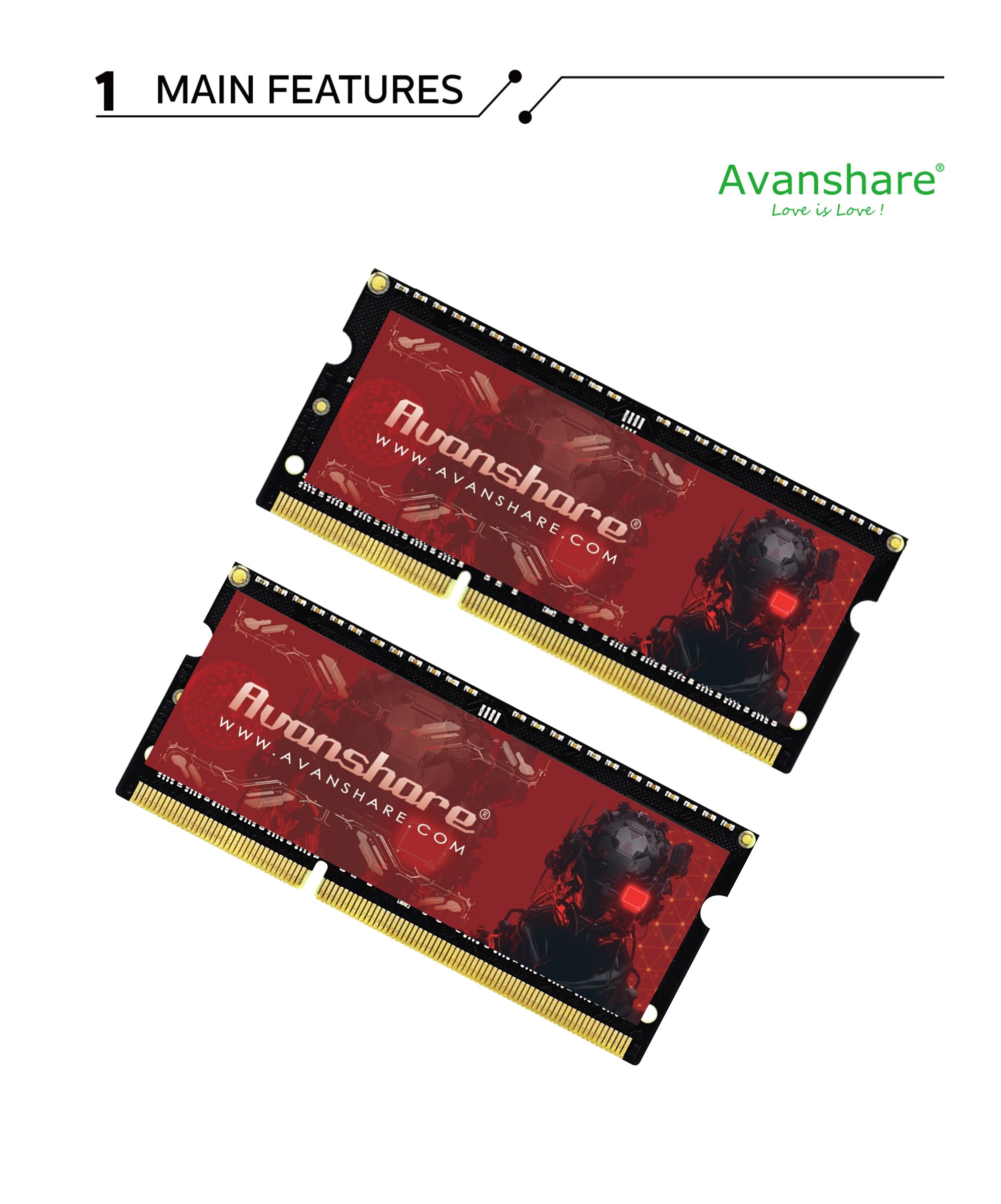 Memori RAM Avanshare DDR5 DDR4 - Ddr5 4800Mhz ulasan dan harga