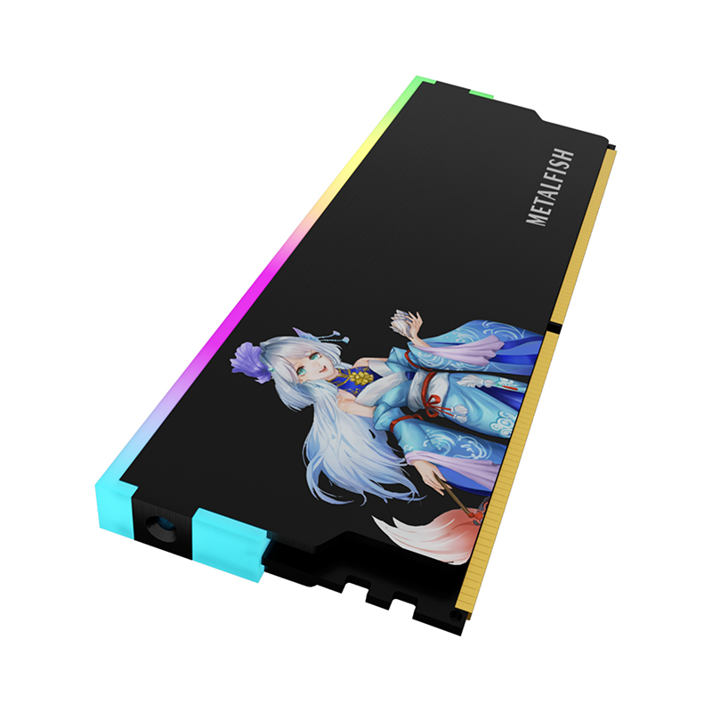 METALFISH DRAM Heatsink 5V-3PI - Ddr5 Rgb Ram ulasan dan harga