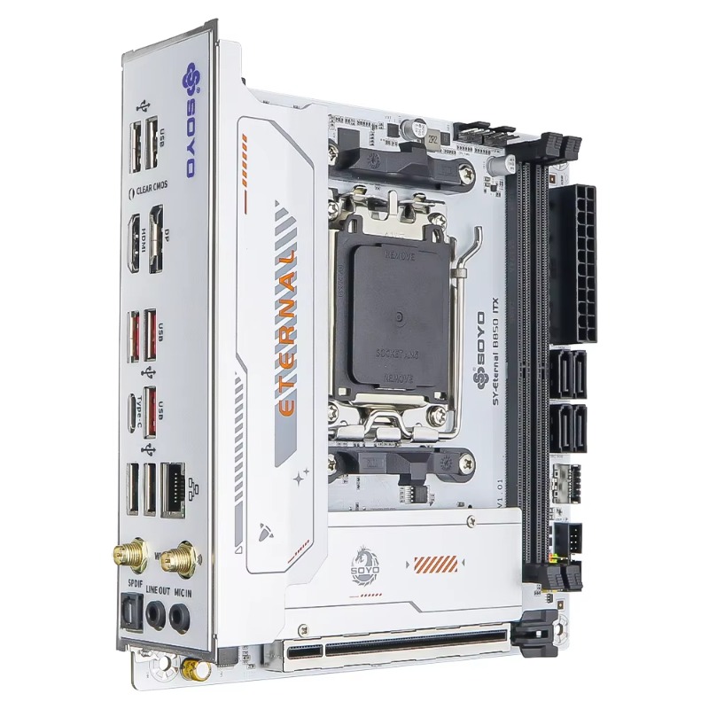 SY-B850ITX WIFI6, motherboard  - Ddr5 64Gb ulasan dan harga